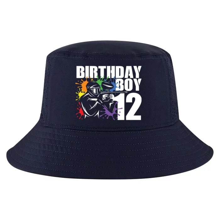 12 Year Old Paintball Birthday Party 12th Gift For Cool Comfort Performance Bucket Hat