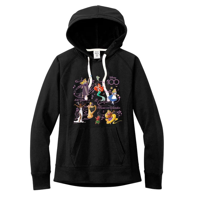 100 Years Of Music And Wonder Princess Songs D100 Women's Fleece Hoodie