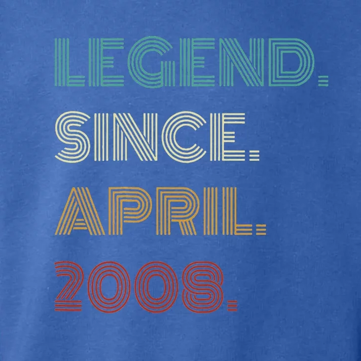 16 Years Old Legend Since April 2008 16th Birthday Toddler Hoodie