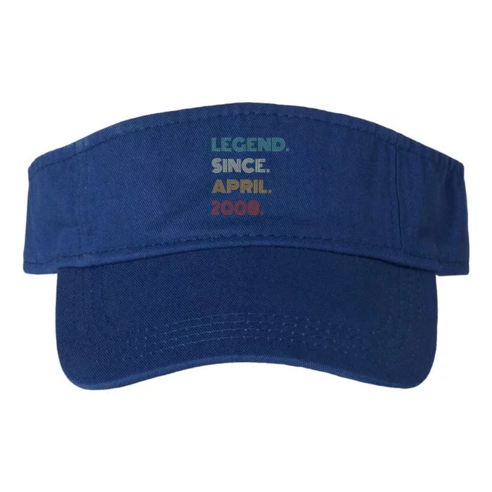 16 Years Old Legend Since April 2008 16th Birthday Valucap Bio-Washed Visor