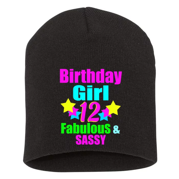 12 Year Old Girl Birthday Party Neon Bday Party Short Acrylic Beanie