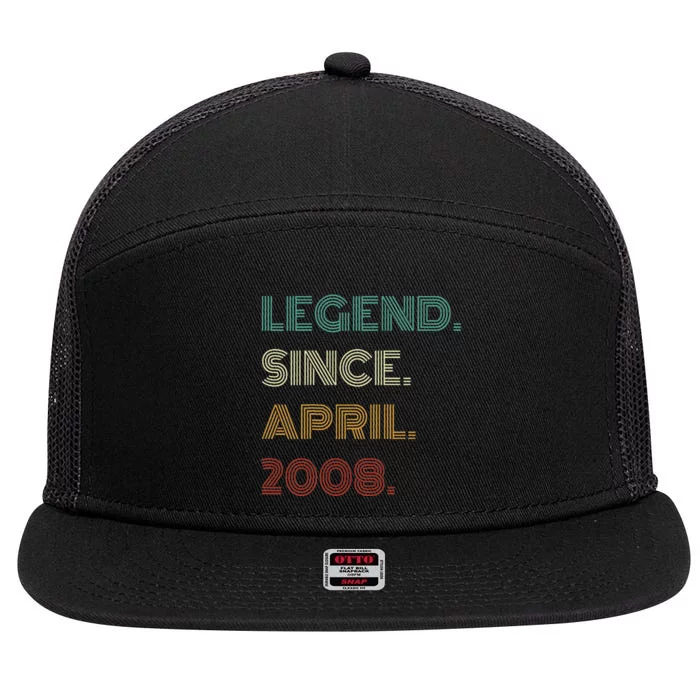 16 Years Old Legend Since April 2008 16th 7 Panel Mesh Trucker Snapback Hat