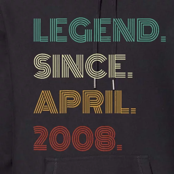 16 Years Old Legend Since April 2008 16th Premium Hoodie