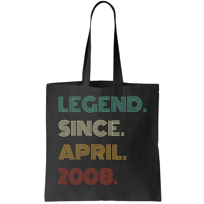 16 Years Old Legend Since April 2008 16th Tote Bag