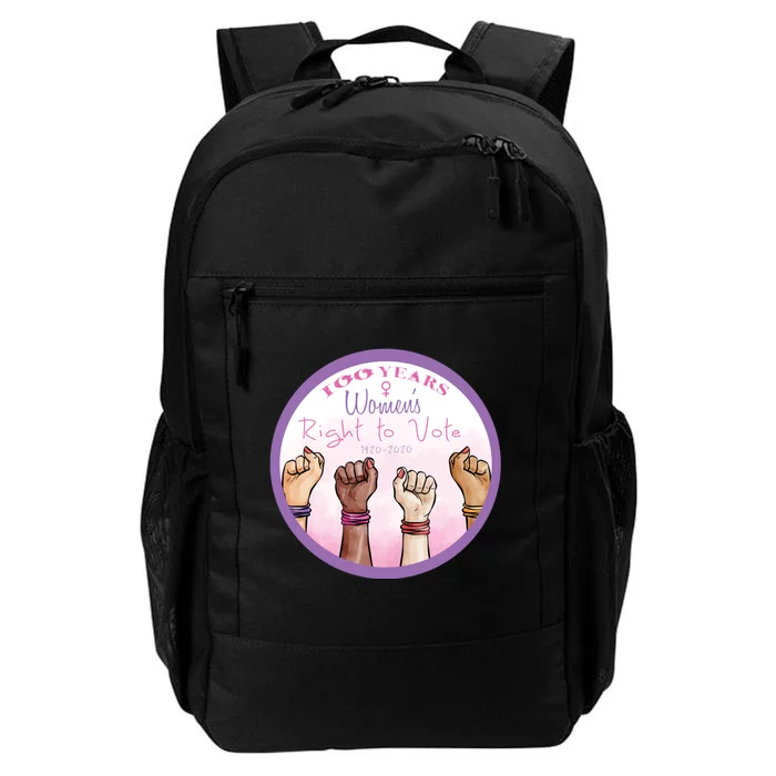 100 Years Right To Vote Centennial Xix 19th Amendment Suffragette Woman Voting Daily Commute Backpack