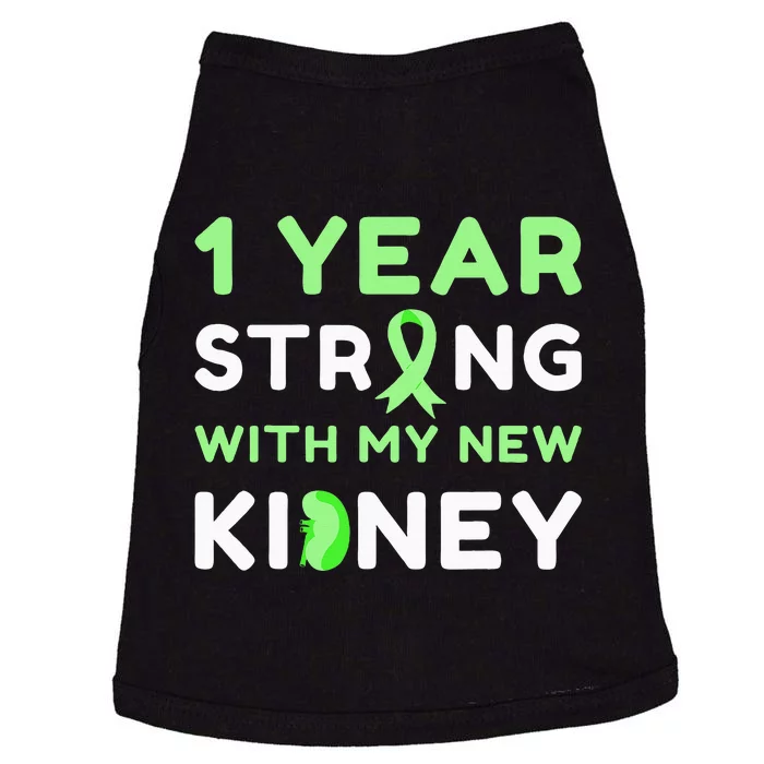 1 Year Strong With My New Kidney Transplant Anniversary Doggie Tank