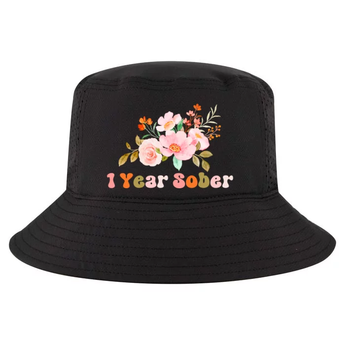 1 Year Sober Gift Sober Anniversary Gift Sobriety Gift Recovery Soberversary Cool Comfort Performance Bucket Hat