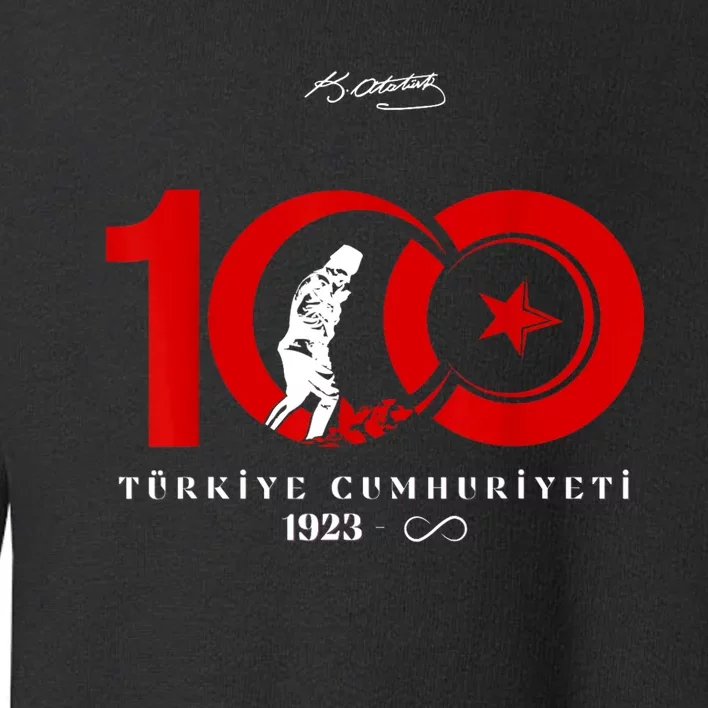 100 Yil TüRkiye Cumhuriyeti 1923 Toddler Sweatshirt