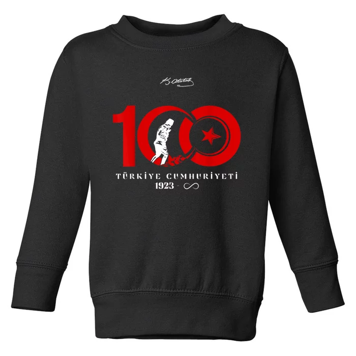 100 Yil TüRkiye Cumhuriyeti 1923 Toddler Sweatshirt