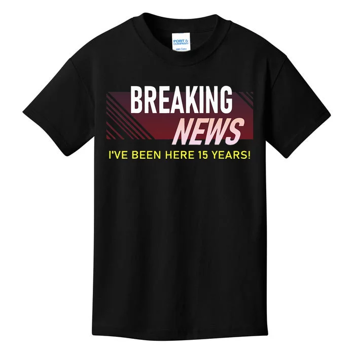 15 Year Work Anniversary 15th Employee Appreciation Kids T-Shirt