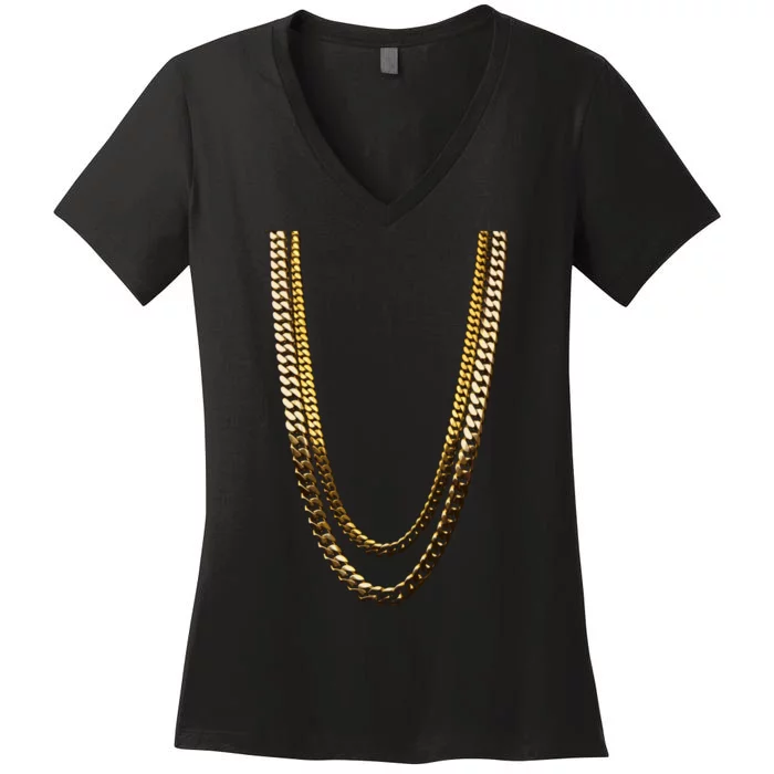 2 Chains Women's V-Neck T-Shirt