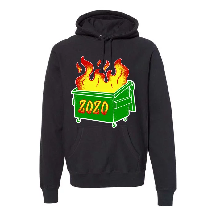 2020 Dumpster Fire Funny Disaster Premium Hoodie