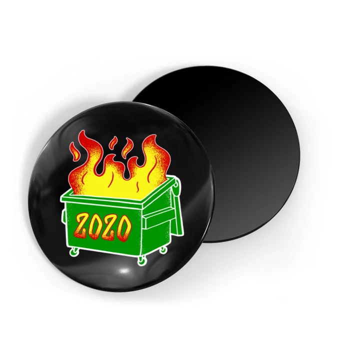 2020 Dumpster Fire Funny Disaster Magnet