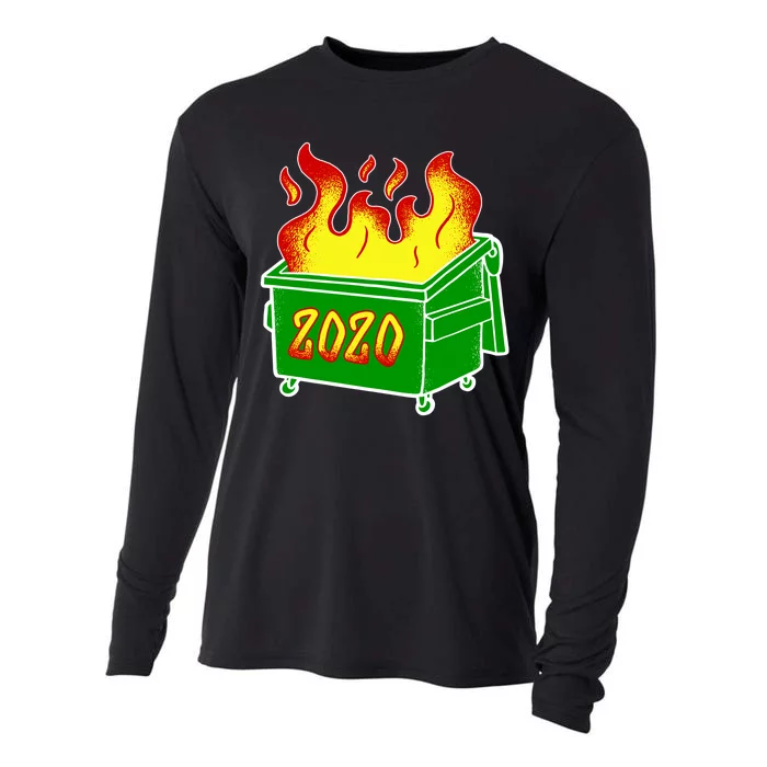 2020 Dumpster Fire Funny Disaster Cooling Performance Long Sleeve Crew