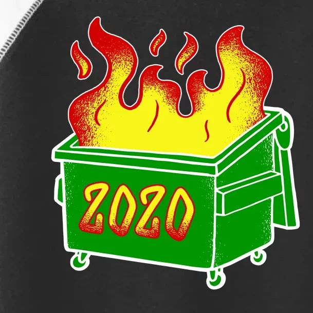 2020 Dumpster Fire Funny Disaster Toddler Fine Jersey T-Shirt