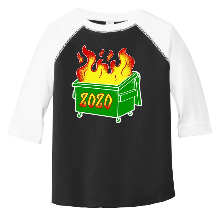 2020 Dumpster Fire Funny Disaster Toddler Fine Jersey T-Shirt