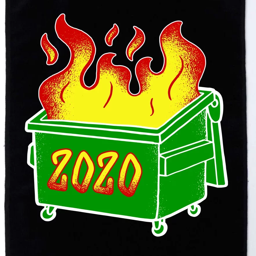 2020 Dumpster Fire Funny Disaster Platinum Collection Golf Towel