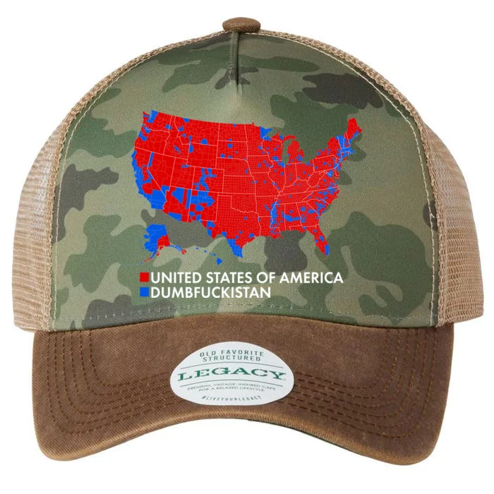 2020 Election Electoral Map Pro Trump Legacy Tie Dye Trucker Hat