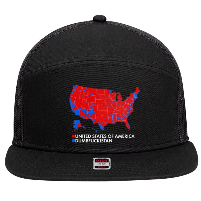 2020 Election Electoral Map Pro Trump 7 Panel Mesh Trucker Snapback Hat