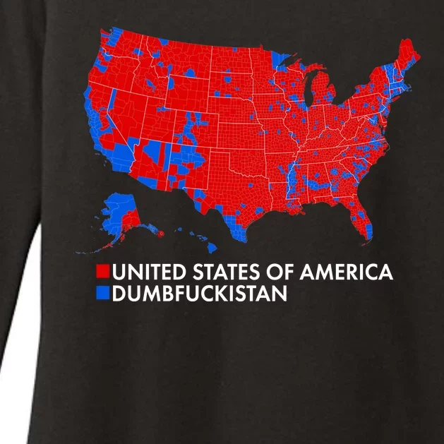 2020 Election Electoral Map Pro Trump Womens CVC Long Sleeve Shirt