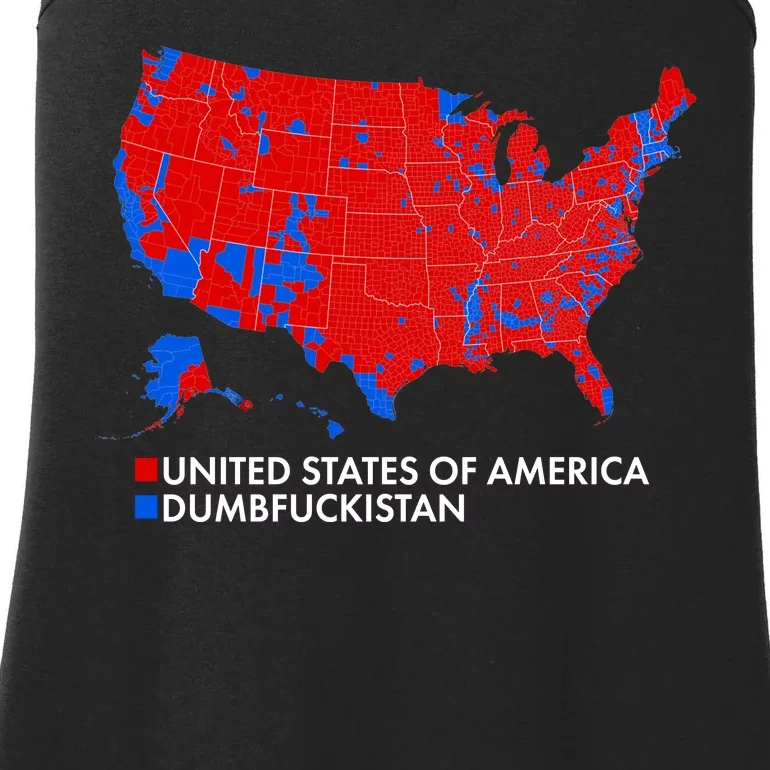 2020 Election Electoral Map Pro Trump Ladies Essential Tank