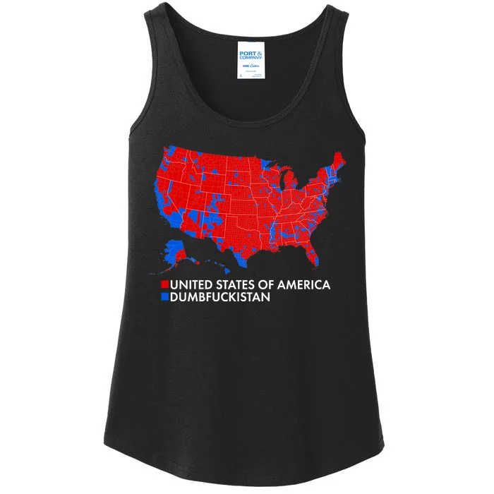 2020 Election Electoral Map Pro Trump Ladies Essential Tank