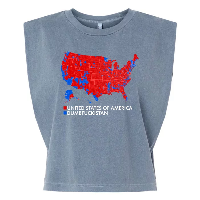 2020 Election Electoral Map Pro Trump Garment-Dyed Women's Muscle Tee