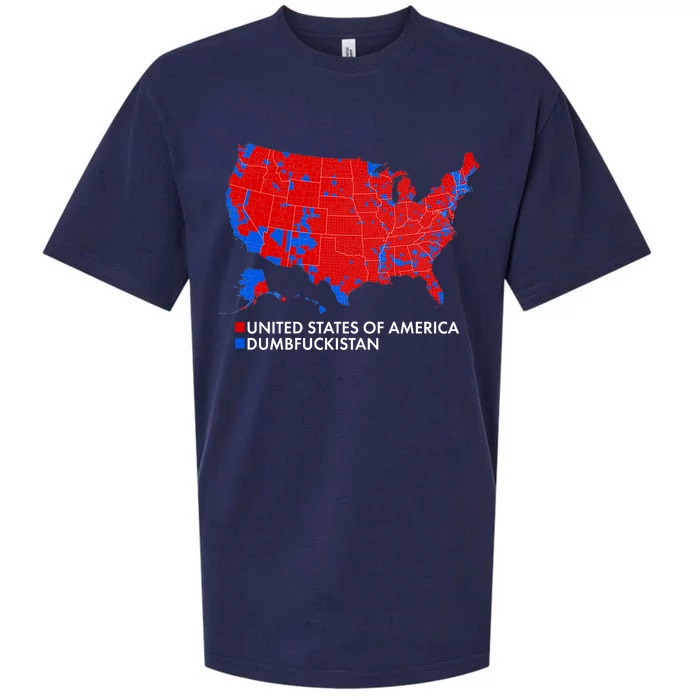 2020 Election Electoral Map Pro Trump Sueded Cloud Jersey T-Shirt