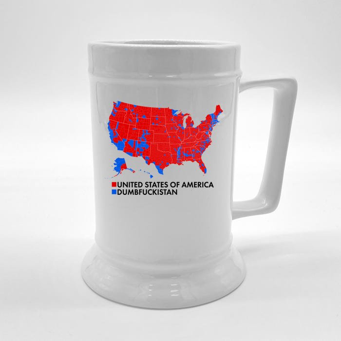 2020 Election Electoral Map Pro Trump Front & Back Beer Stein