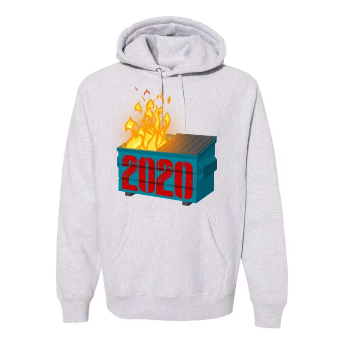 2020 Sucks A Dumpster Fire Premium Hoodie