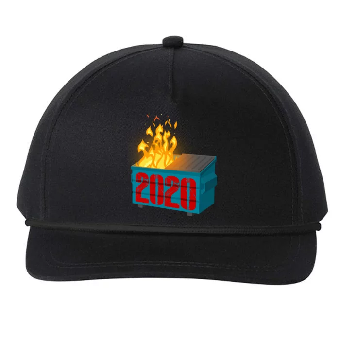 2020 Sucks A Dumpster Fire Snapback Five-Panel Rope Hat