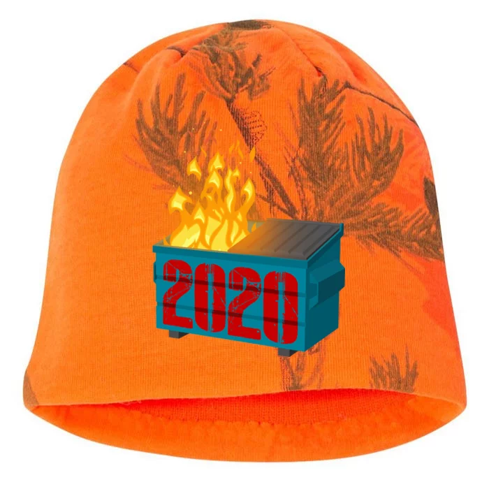 2020 Sucks A Dumpster Fire Kati - Camo Knit Beanie