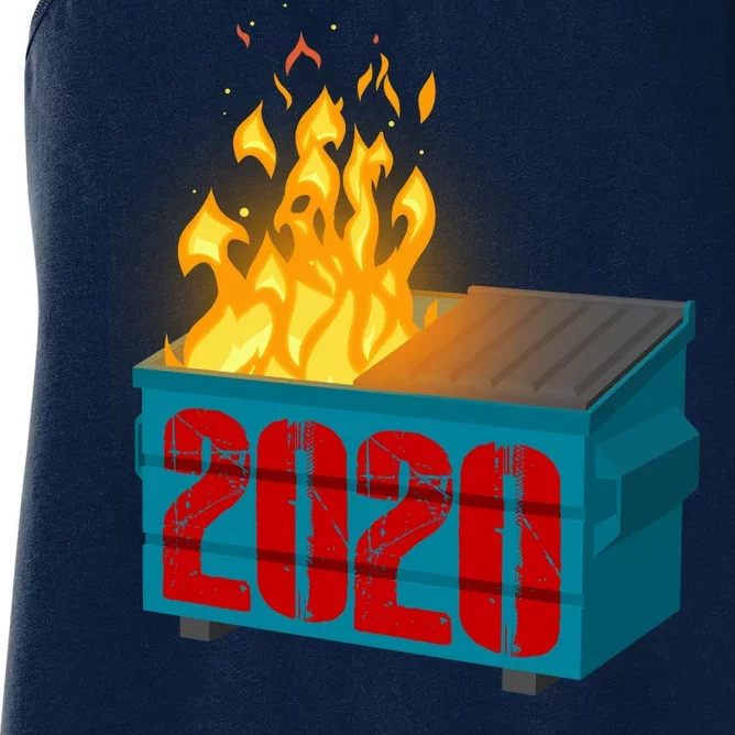 2020 Sucks A Dumpster Fire Women's Racerback Tank