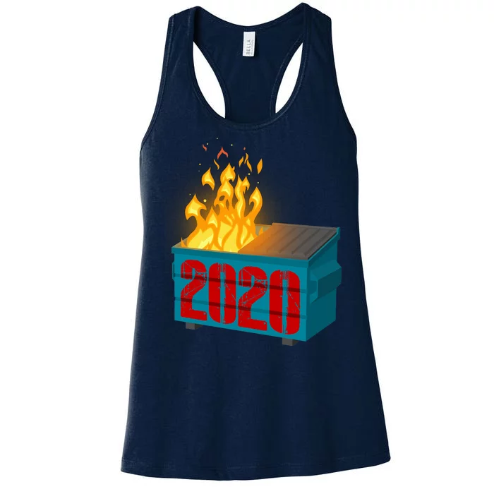 2020 Sucks A Dumpster Fire Women's Racerback Tank