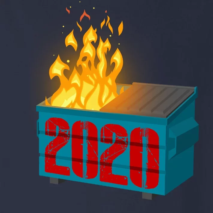 2020 Sucks A Dumpster Fire Toddler Long Sleeve Shirt