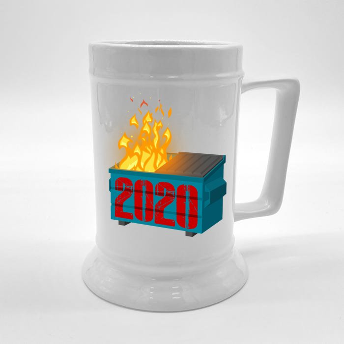 2020 Sucks A Dumpster Fire Front & Back Beer Stein