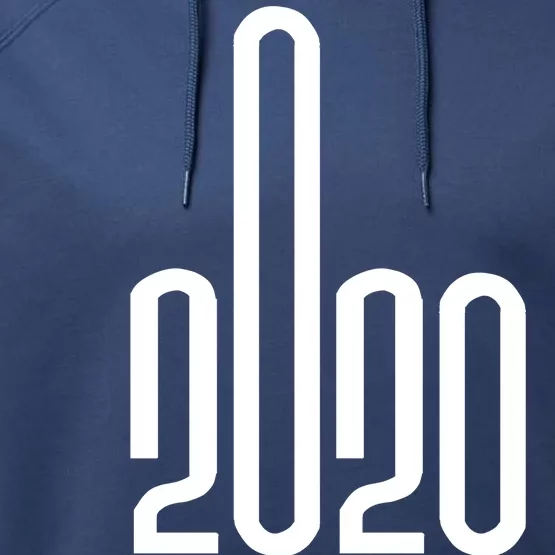 2020 Sucks Middle Finger Performance Fleece Hoodie