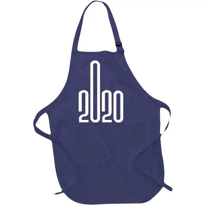 2020 Sucks Middle Finger Full-Length Apron With Pocket