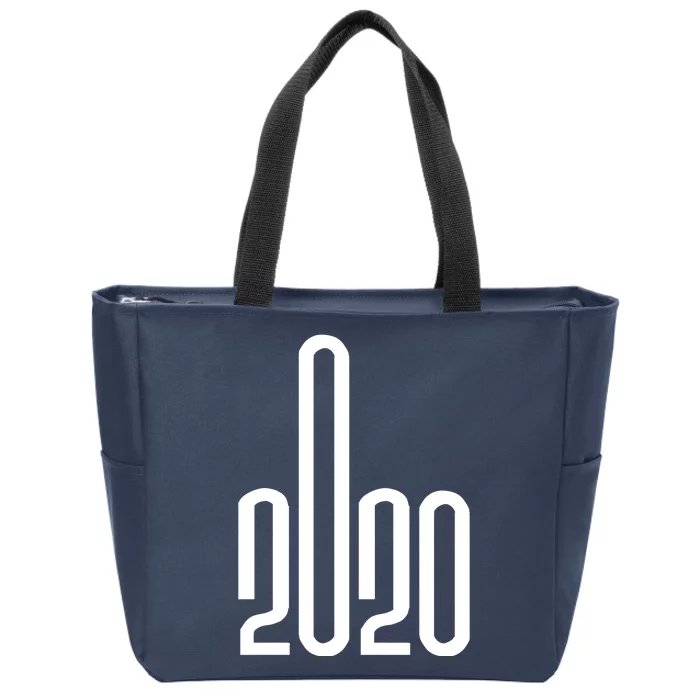 2020 Sucks Middle Finger Zip Tote Bag