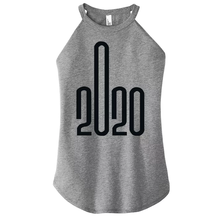 2020 Sucks Middle Finger Women’s Perfect Tri Rocker Tank