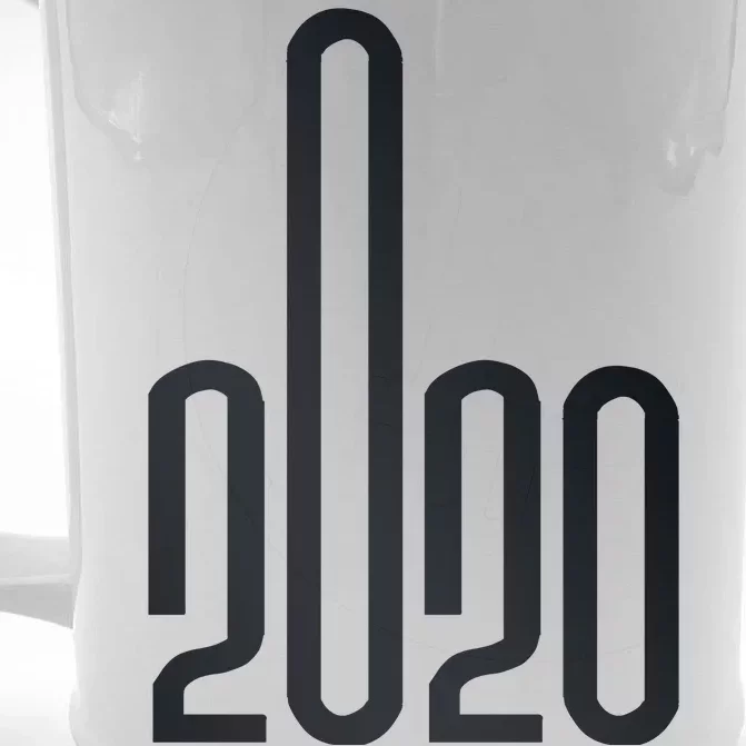 2020 Sucks Middle Finger Front & Back Beer Stein