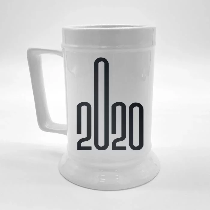 2020 Sucks Middle Finger Front & Back Beer Stein