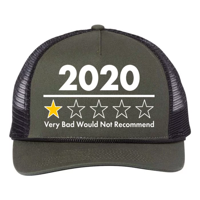 2020 Sucks One Star Rating Very Bad Retro Rope Trucker Hat Cap