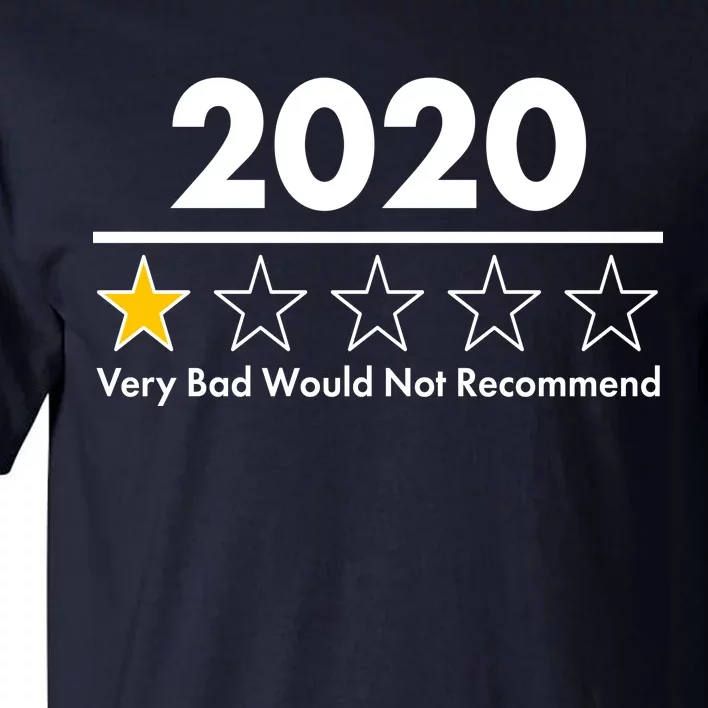 2020 Sucks One Star Rating Very Bad Tall T-Shirt