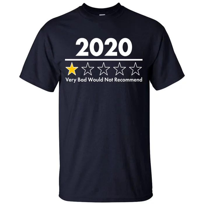 2020 Sucks One Star Rating Very Bad Tall T-Shirt