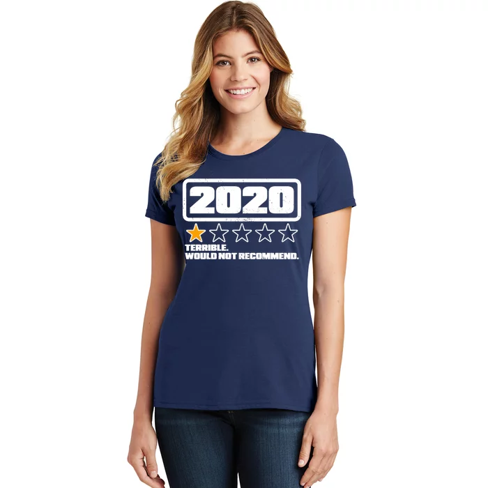 2020 Terrible Would Not Recommend One Star Rating Women's T-Shirt