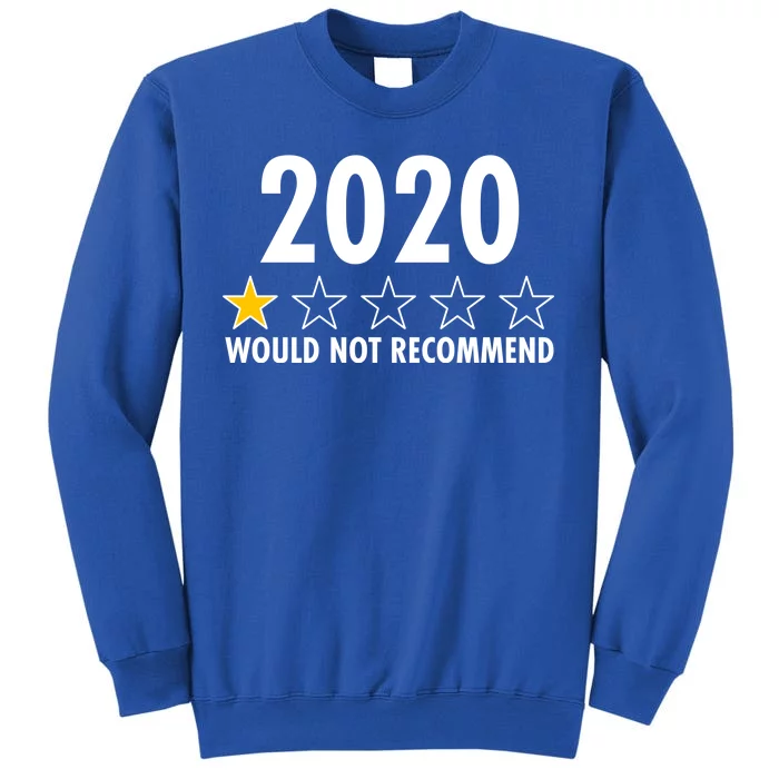 2020 Would Not Recommend One Star Review Sweatshirt