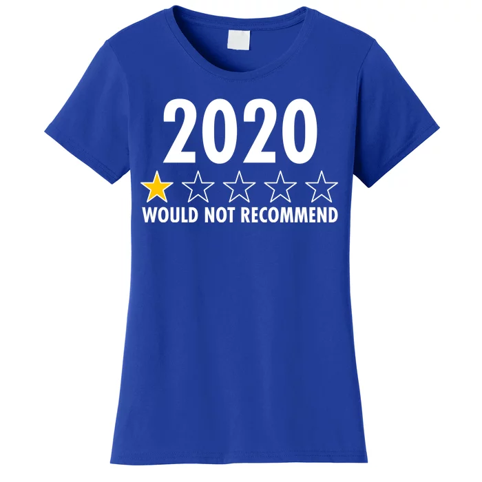 2020 Would Not Recommend One Star Review Women's T-Shirt