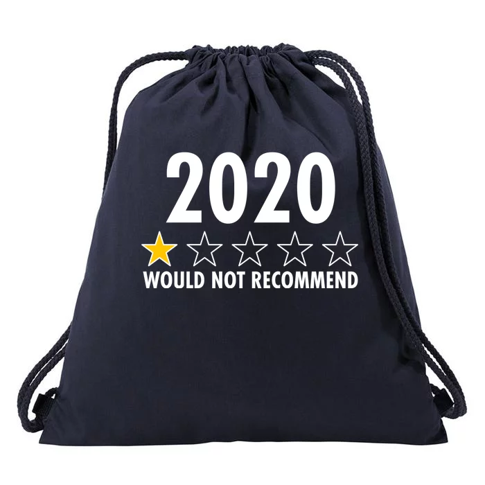 2020 Would Not Recommend One Star Review Drawstring Bag