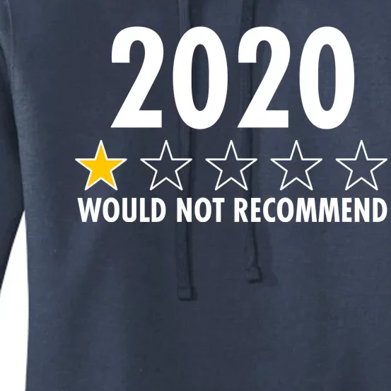 2020 Would Not Recommend One Star Review Women's Pullover Hoodie